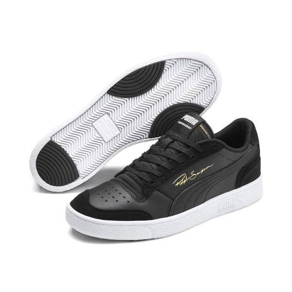 Puma Ralph Sampson Lo Vintage Men's Sneakers Black / White | PM540PHW