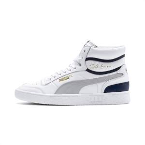 Puma Ralph Sampson Mid Women's Sneakers White / Grey | PM713YUE